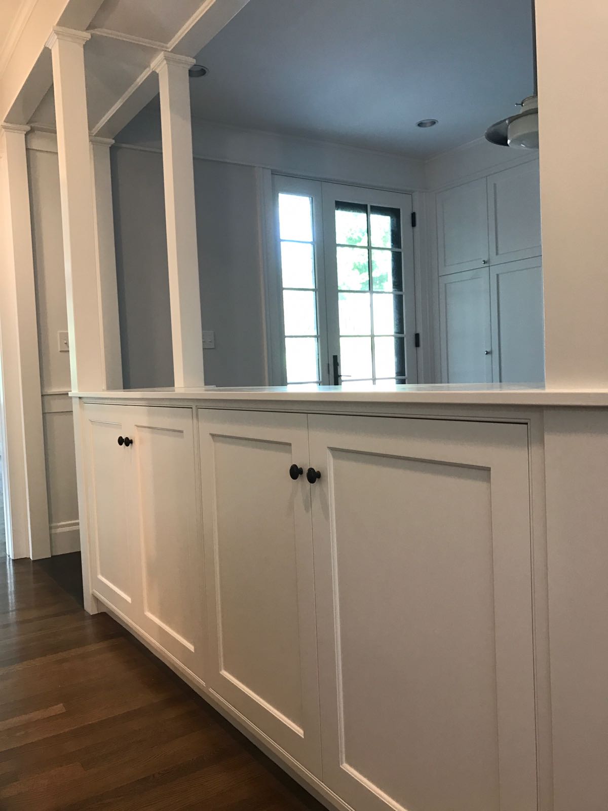 White custom kitchen cabinetry